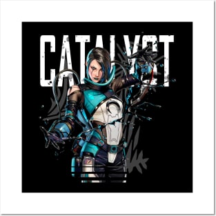 Apex legends Catalyst middle white Posters and Art